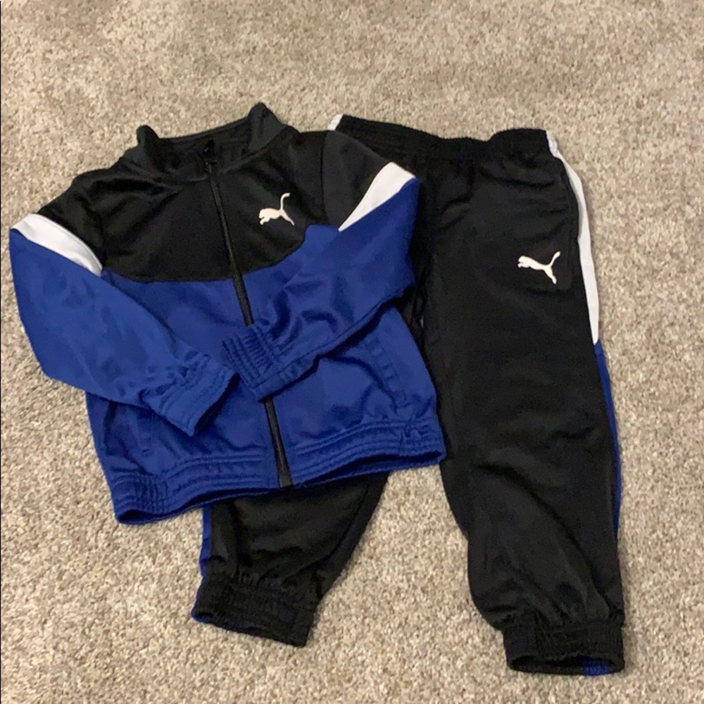 Puma Blue/Black Jogger Outfit | Size 4 | Lot 430